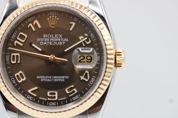 Rolex Datejust 116233 'Chocolate' Arabic dial - image 6