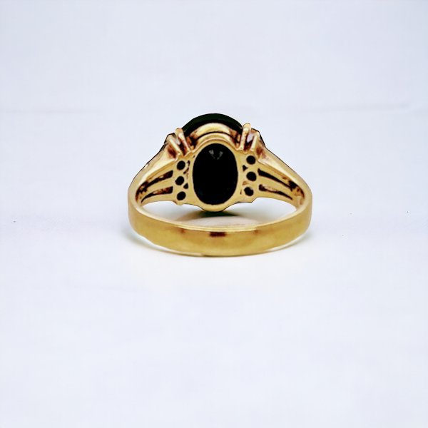 Vintage Sapphire and Diamond Ring. - image 4