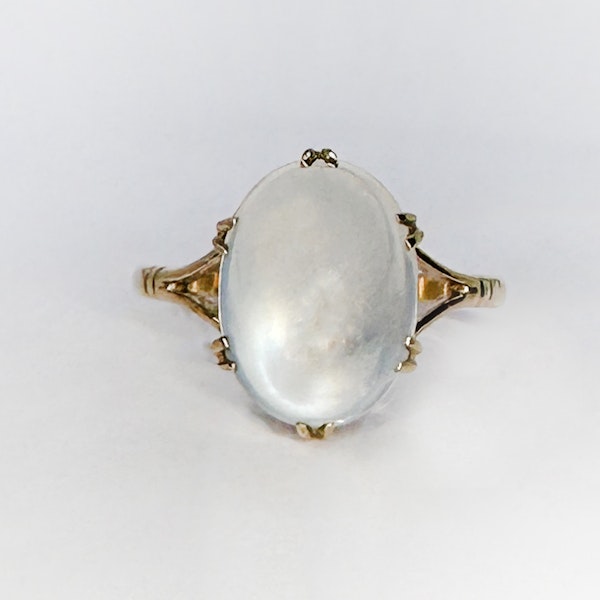 Art Deco Large Moonstone Ring  CHIQUE to ANTIQUE - image 1