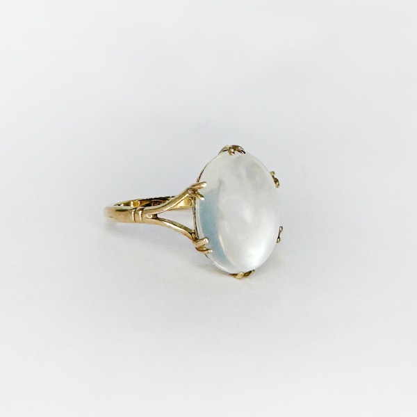 Art Deco Large Moonstone Ring  CHIQUE to ANTIQUE - image 2
