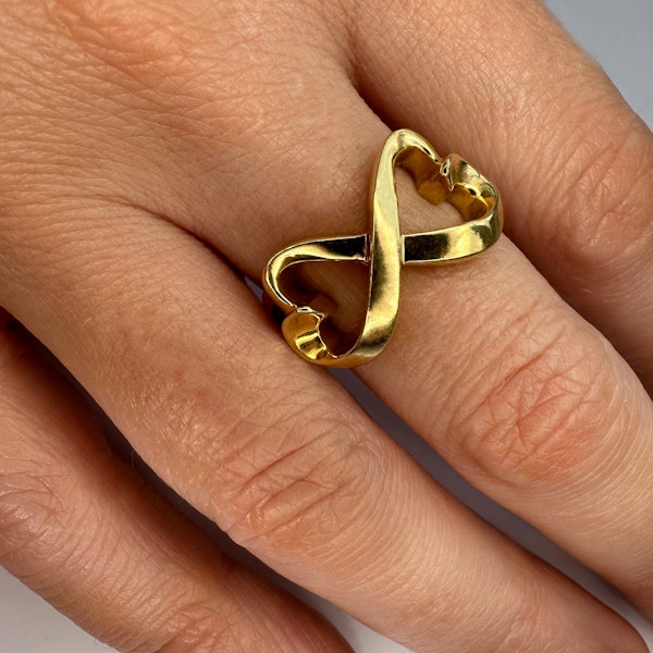 Tiffany&Co Double Heart Love Ring.      CHIQUE to ANTIQUE - image 3