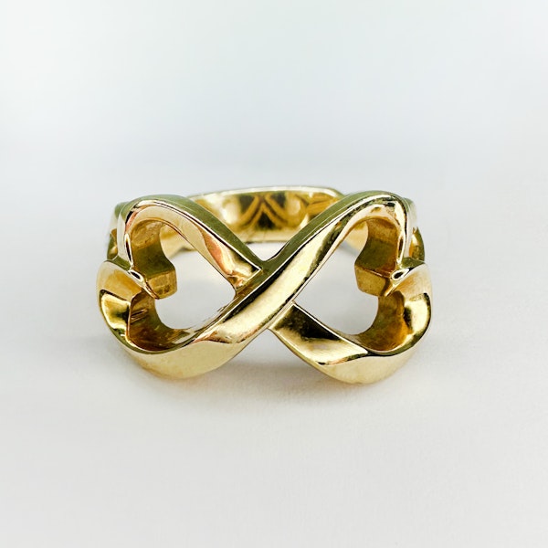 Tiffany&Co Double Heart Love Ring.      CHIQUE to ANTIQUE - image 2