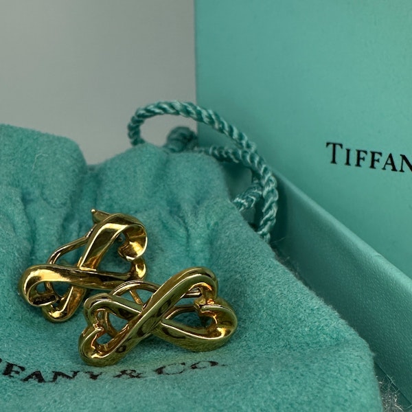 Tiffany&Co Double Heart Love Earrings  CHIQUE TO ANTIQUE - image 2