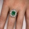 Emerald & Diamond Edwardian Engagement Ring CHIQUE TO ANTIQUE - image 4