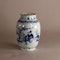 A small Delft earthenware blue and white vase, late 17th century - image 4