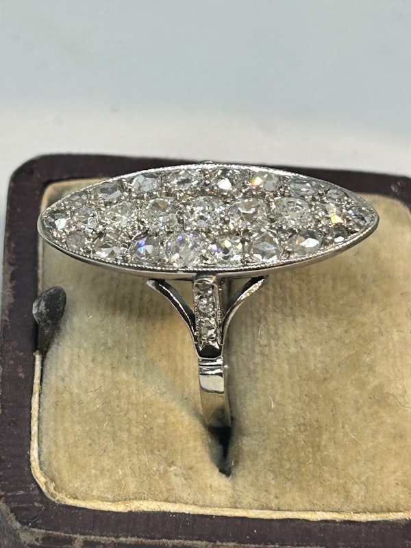 Lovely Art Deco French diamond ring at Deco&Vintage Ltd - image 2