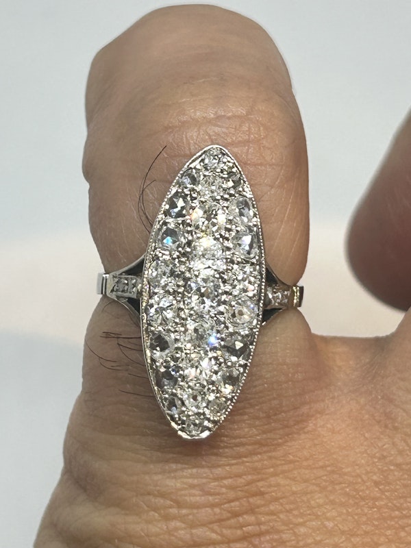 Lovely Art Deco French diamond ring at Deco&Vintage Ltd - image 4