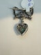 Cute Victorian French turquoise diamond heart and bow brooch at Deco&Vintage Ltd - image 3