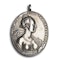 Silver vanitas medal with a skeleton & the bust of a woman. German, 17th century - image 2