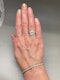 Aquamarine Diamond Ring in Platinum date circa 1980, SHAPIRO & Co since1979 - image 4