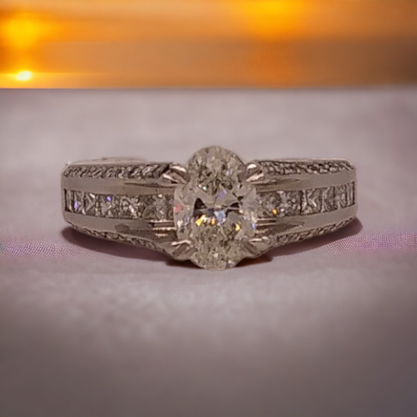 Oval Diamond Ring By Verragio New York. - image 5