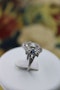 Diamond and Sapphire Demi Bombe Ring Circa 1935 - image 2