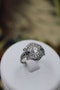 Diamond and Sapphire Demi Bombe Ring Circa 1935 - image 1