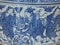 A LARGE IMPOSING CHINESE MING BLUE AND WHITE 'EIGHT IMMORTALS' TRIPOD CENSER - image 3
