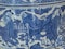 A LARGE IMPOSING CHINESE MING BLUE AND WHITE 'EIGHT IMMORTALS' TRIPOD CENSER - image 4