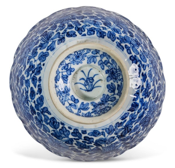 A Chinese Blue and White Stem Bowl - image 3