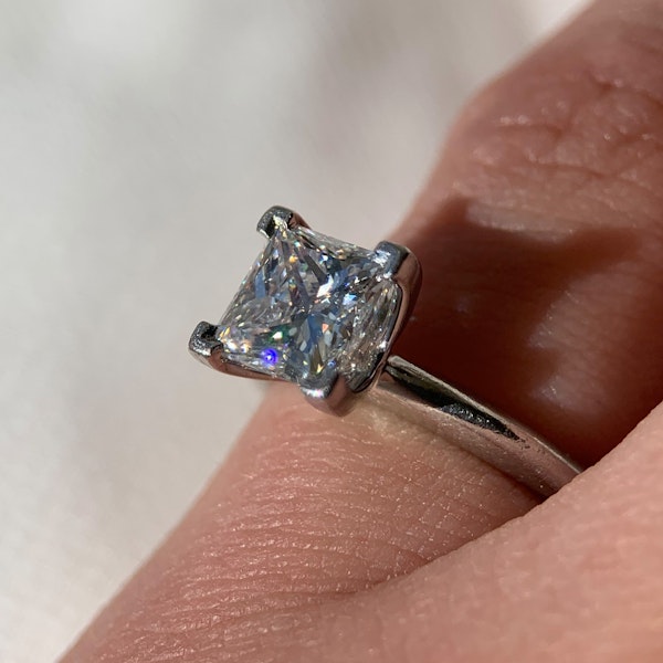 1.19ct Diamond Engagement Ring Tiffany&Co  CHIQUE to ANTIQUE Stand 375 - image 4