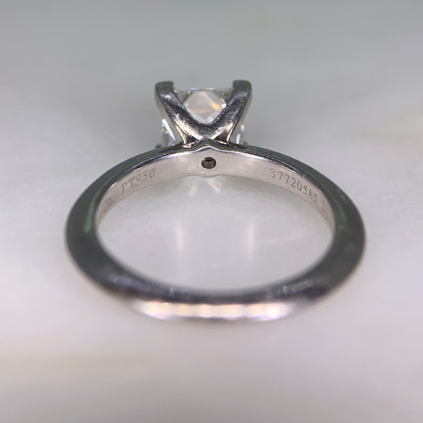 1.19ct Diamond Engagement Ring Tiffany&Co  CHIQUE to ANTIQUE Stand 375 - image 2