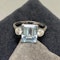 Aquamarine Diamond Ring in Platinum date circa 1960, SHAPIRO & Co since1979 - image 11