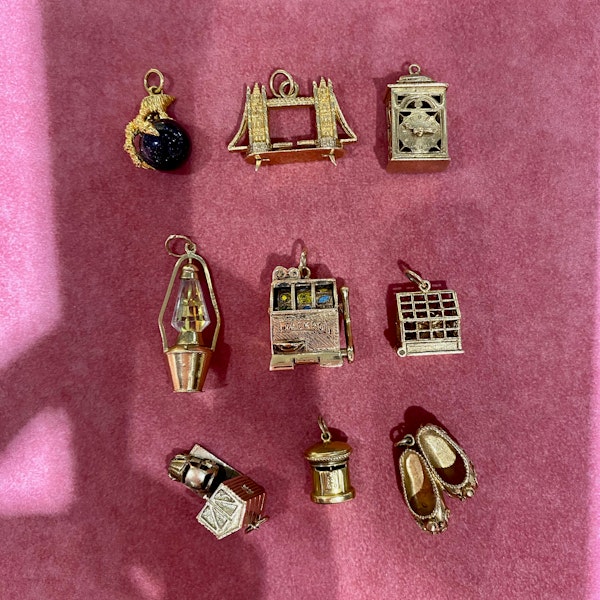 (1st) Charms in 9ct, 14ct & 18ct Gold date Vintage , Lilly's Attic since 2001 - image 2