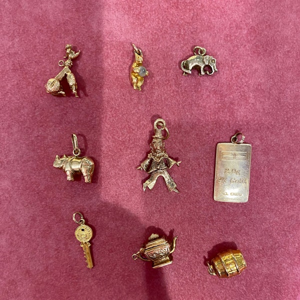 (2nd) Charms in 9ct, 14ct & 18ct Gold date Vintage, Lilly's Attic since 2001 - image 6