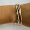 Russian Wedding Bangle Tricolour Gold  CHIQUE to ANTIQUE - image 2