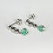 Antique Emerald & Diamond Earrings. CHIQUE to ANTIQUE - image 3