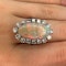 Large Opal & Diamond Cluster Ring.  CHIQUE to ANTIQUE - image 6