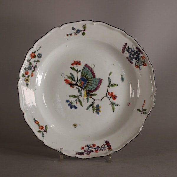 Meissen porcelain 'schmetterling' plate, circa 1730-3 - image 2