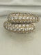 Lovely and chic Cartier diamond cross-over ring at Deco&Vintage Ltd - image 2
