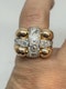 Chic and chunky 1940,s French diamond ring at Deco&Vintage Ltd - image 6