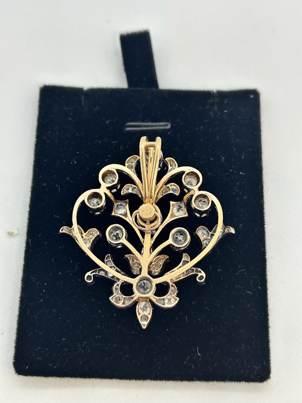Lovely Victorian diamond pendant at Deco&Vintage Ltd - image 4