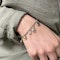 Vintage Gemstone, Enamel, Gold And Platinum Charm Bracelet - image 6