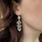 Vintage Turquoise And Gold Drop Earrings, Circa 1950 - image 5