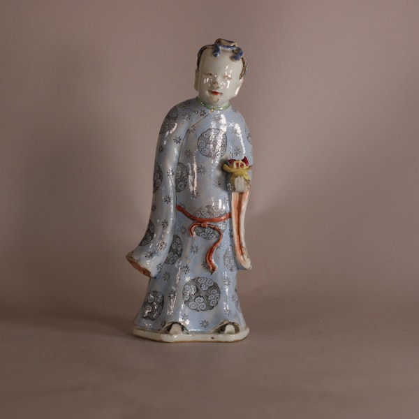 Chinese famille rose figure of He Xiangu, Qianlong (1736-95) - image 1