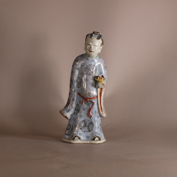 Chinese famille rose figure of He Xiangu, Qianlong (1736-95) - image 4