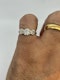 Lovely trilogy old mine cut diamond ring at Deco&Vintage Ltd - image 5
