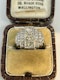 Lovely Art Deco French diamond platinum ring at Deco&Vintage Ltd - image 2