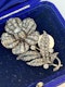 Lovely Victorian diamond flower brooch at Deco&Vintage Ltd - image 2