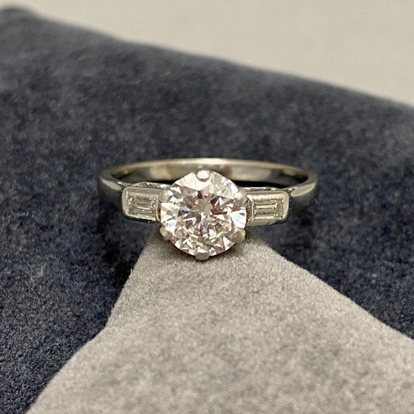 Diamond Ring in Platinum date circa 1940, SHAPIRO & Co since1979 - image 11