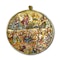 Polychromed pearl shell with the last judgement. Spanish Colonial, 18th century - image 1