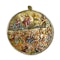 Polychromed pearl shell with the last judgement. Spanish Colonial, 18th century - image 3