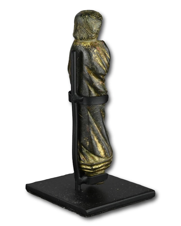 Bronze figure of Saint John the Evangelist. English, 15th century. - image 7