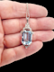 Art deco aquamarine and diamond pendant SKU: 7141 DBGEMS - image 3