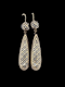 Complete Antique piquet gold earrings SKU: 7130 DBGEMS - image 3