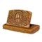 Boxwood snuff box carved in relief with foliage.  Italian, early 19th century. - image 3