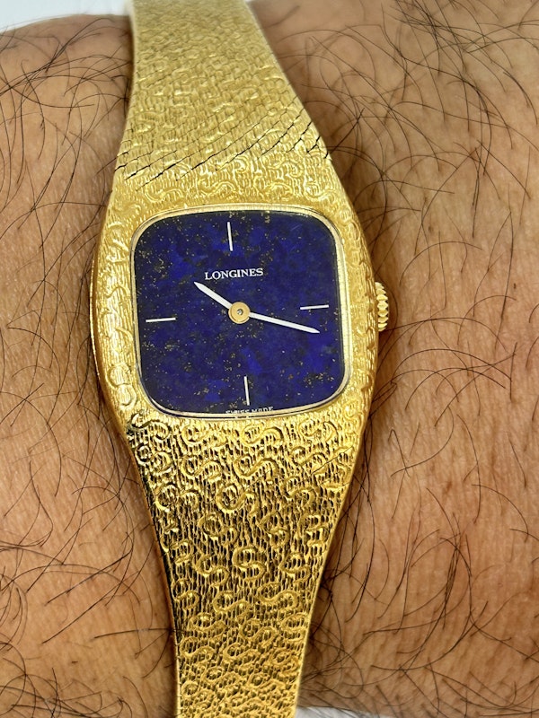 Lovely Vintage Longines 18ct gold lady’s wristwatch at Deco&Vintage Ltd - image 5
