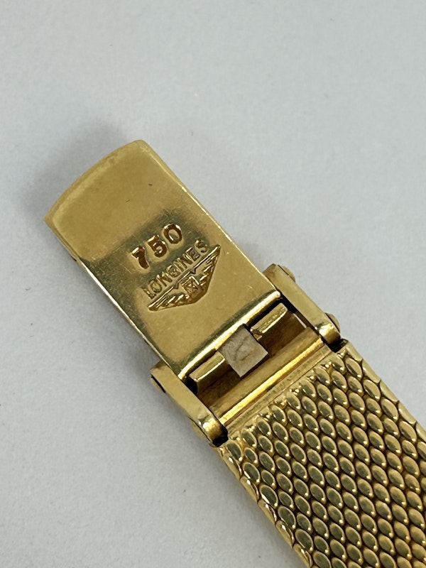 Lovely Vintage Longines 18ct gold lady’s wristwatch at Deco&Vintage Ltd - image 4