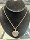 Lovely antique rock crystal and pink tourmaline heart pendant at Deco&Vintage Ltd - image 4
