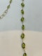 Lovely and easy to wear peridot 14ct gold necklace at Deco&Vintage Ltd - image 2
